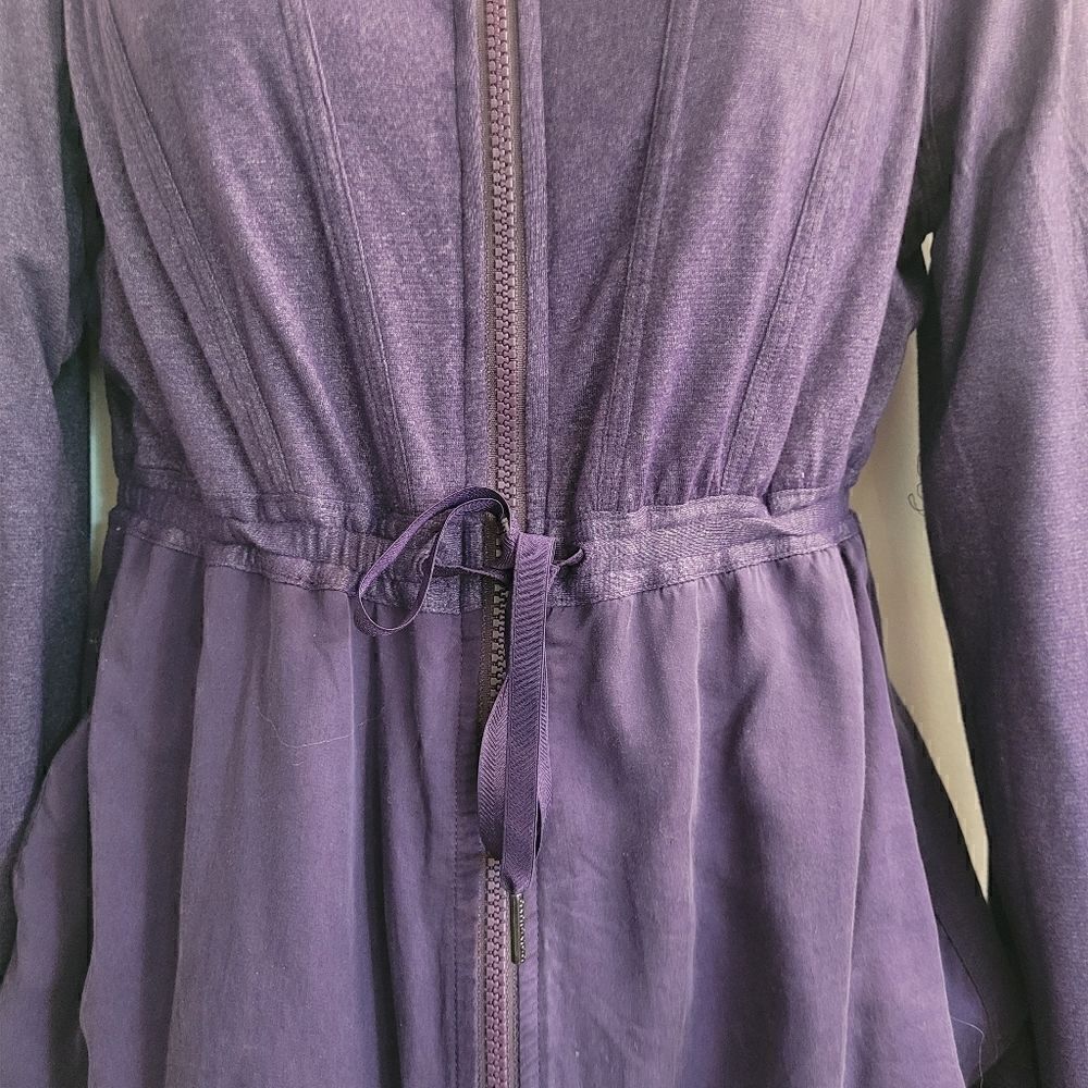 Lululemon Reversible Jacket INNER PEACE Fit & Flare Purple Yoga - Picture 6 of 16